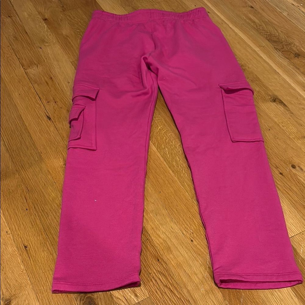 Suzette Girls Pink Sweatpants Size 12/14 - Picture 4 of 4